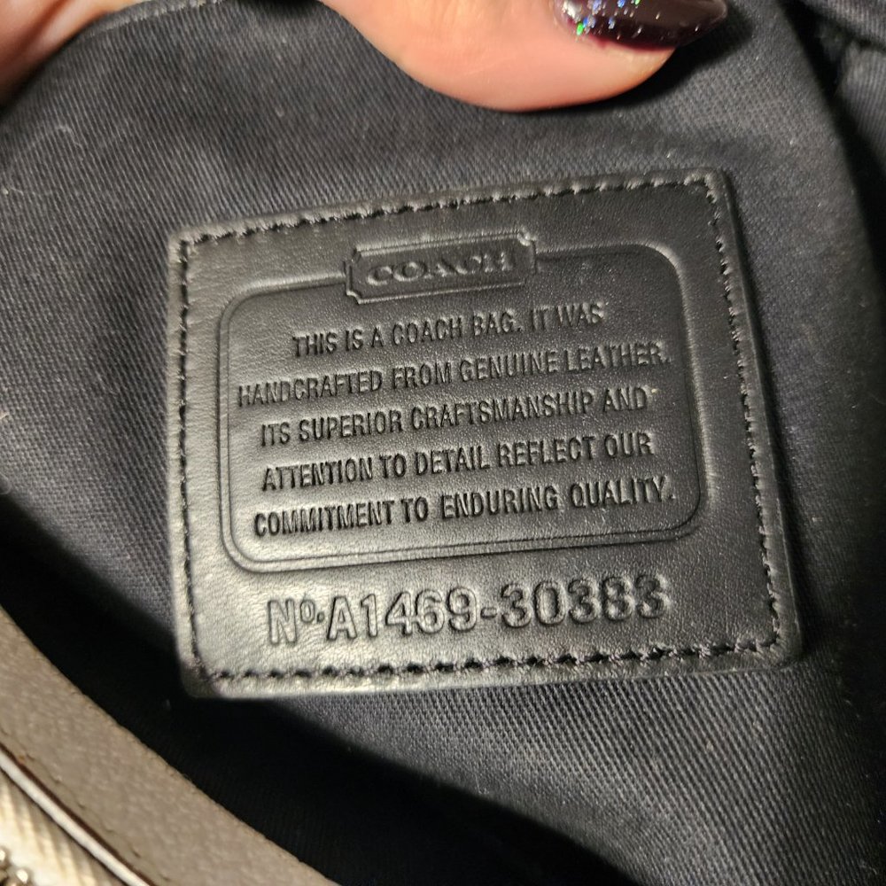 Coach leather crossbody handbag - Picture 2 of 6